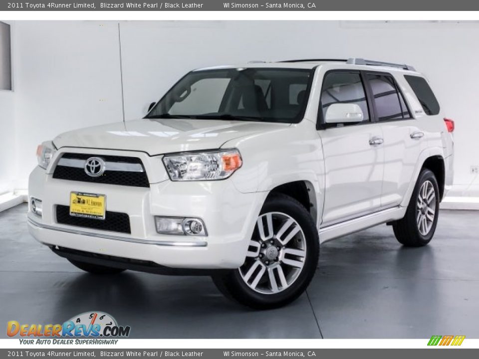 2011 Toyota 4Runner Limited Blizzard White Pearl / Black Leather Photo #12