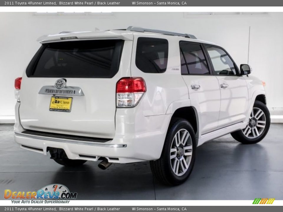 2011 Toyota 4Runner Limited Blizzard White Pearl / Black Leather Photo #16