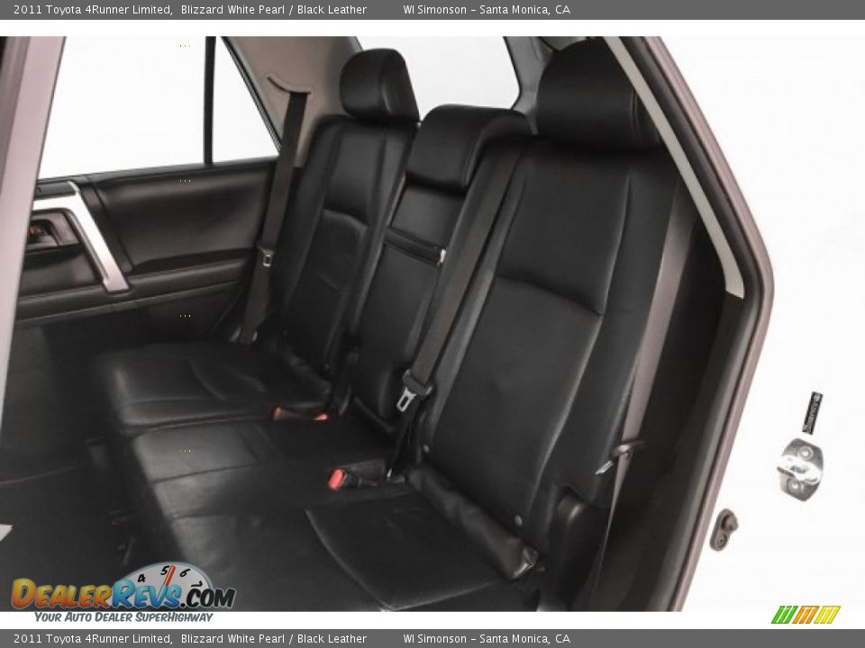 2011 Toyota 4Runner Limited Blizzard White Pearl / Black Leather Photo #17