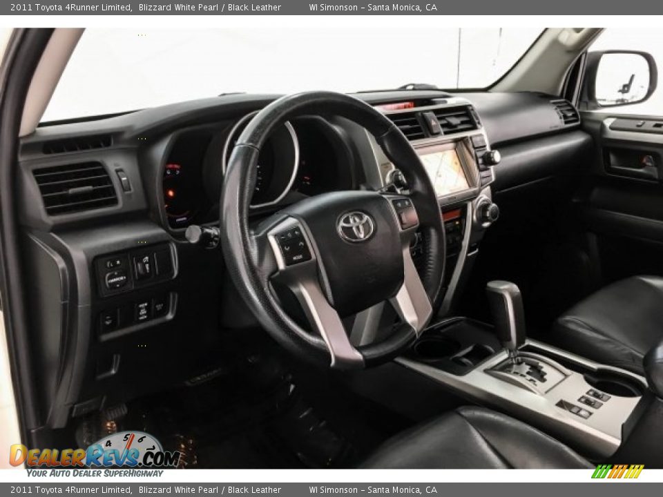 2011 Toyota 4Runner Limited Blizzard White Pearl / Black Leather Photo #23