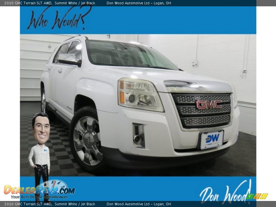 2010 GMC Terrain SLT AWD Summit White / Jet Black Photo #1