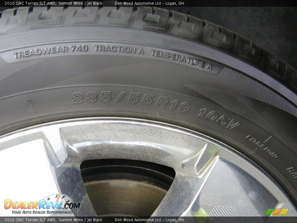 2010 GMC Terrain SLT AWD Summit White / Jet Black Photo #6
