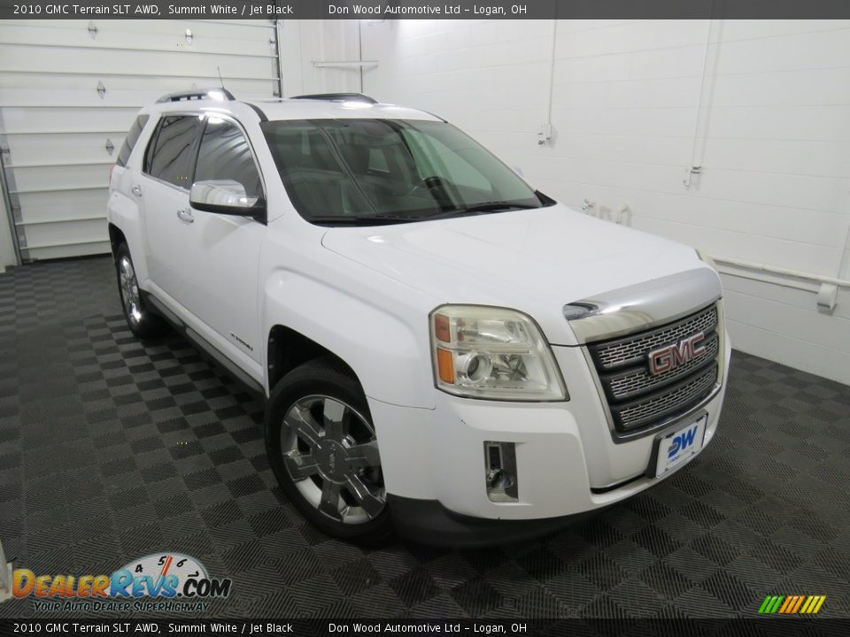 2010 GMC Terrain SLT AWD Summit White / Jet Black Photo #7