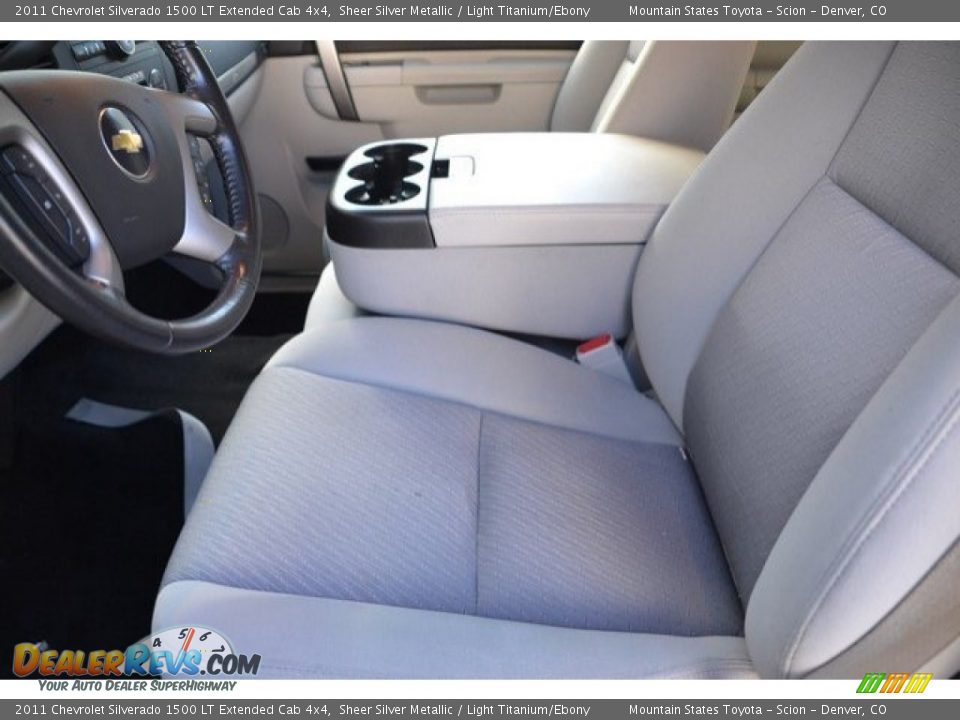 2011 Chevrolet Silverado 1500 LT Extended Cab 4x4 Sheer Silver Metallic / Light Titanium/Ebony Photo #11