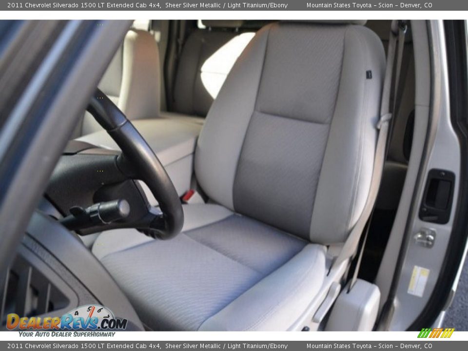 2011 Chevrolet Silverado 1500 LT Extended Cab 4x4 Sheer Silver Metallic / Light Titanium/Ebony Photo #12