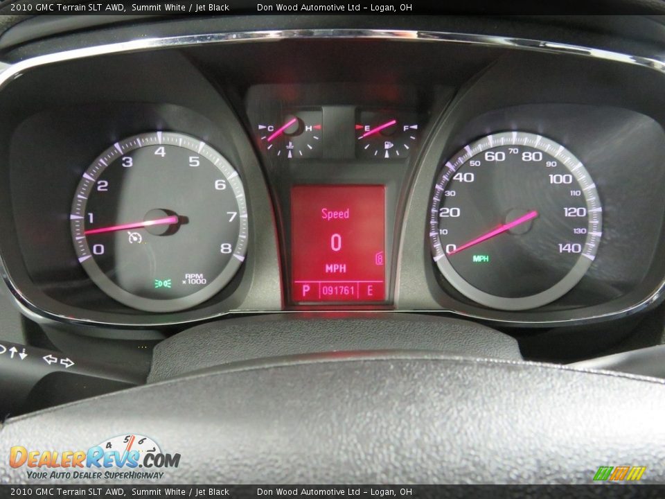 2010 GMC Terrain SLT AWD Summit White / Jet Black Photo #36