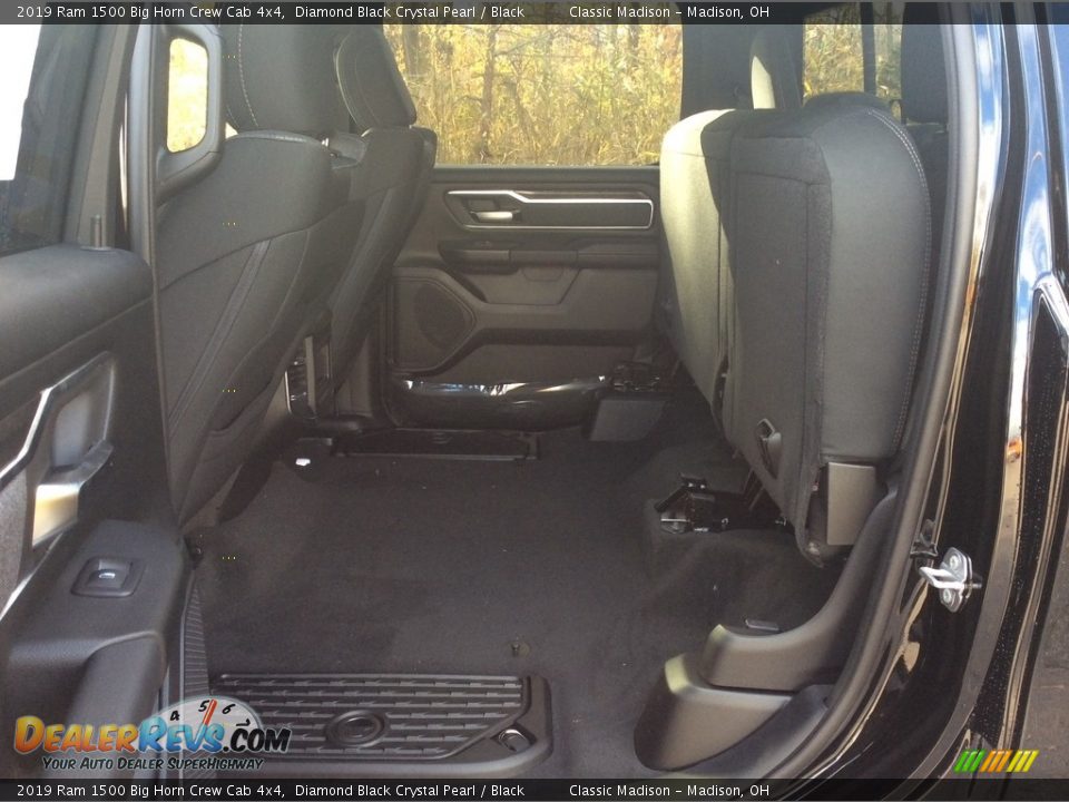 2019 Ram 1500 Big Horn Crew Cab 4x4 Diamond Black Crystal Pearl / Black Photo #16