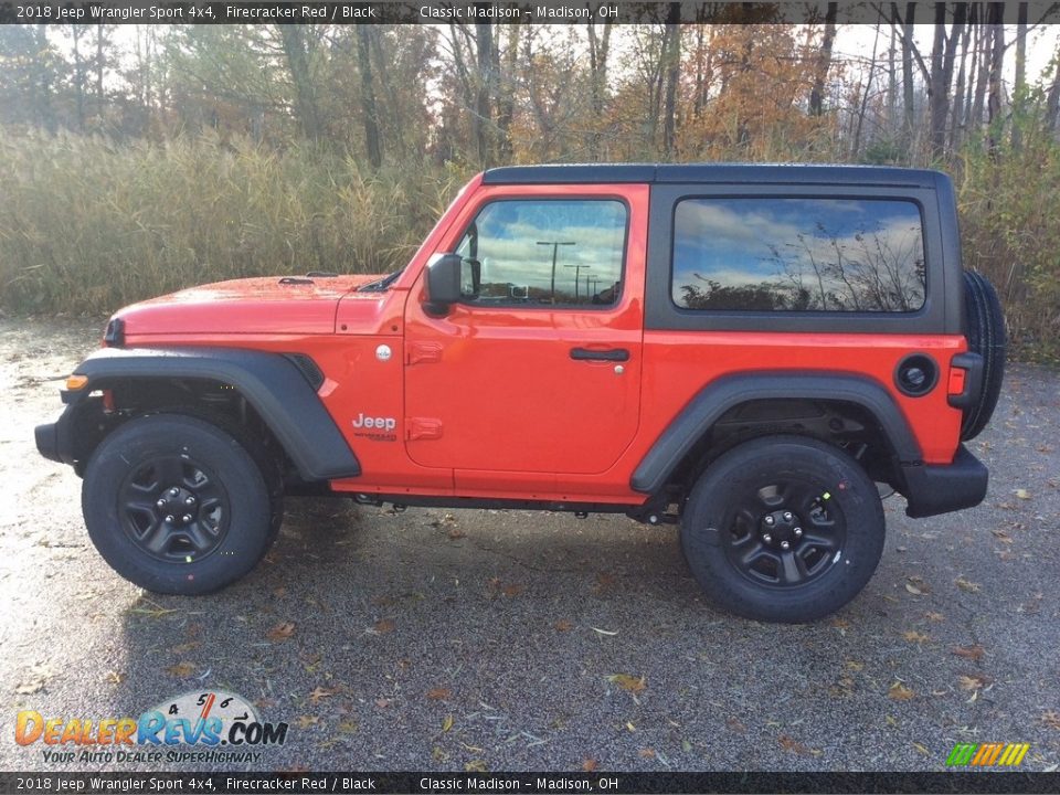 2018 Jeep Wrangler Sport 4x4 Firecracker Red / Black Photo #3