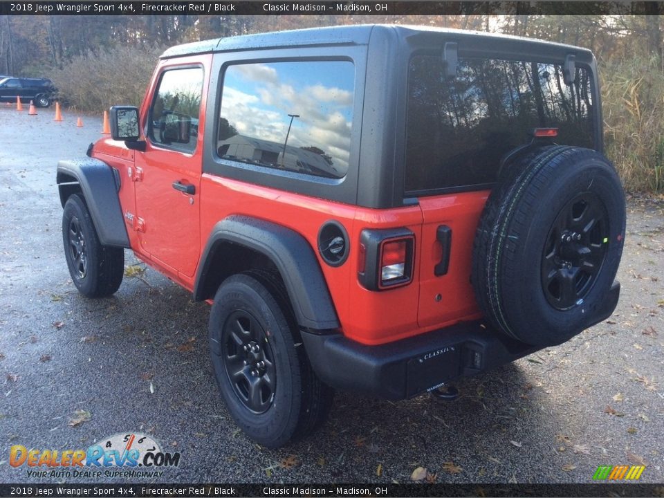 2018 Jeep Wrangler Sport 4x4 Firecracker Red / Black Photo #4