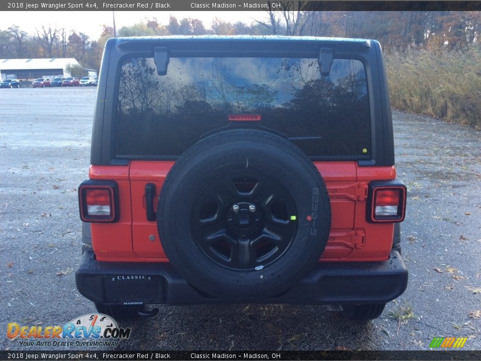 2018 Jeep Wrangler Sport 4x4 Firecracker Red / Black Photo #5