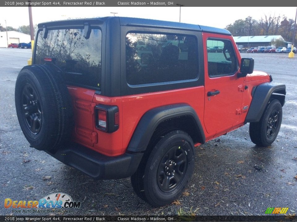 2018 Jeep Wrangler Sport 4x4 Firecracker Red / Black Photo #6