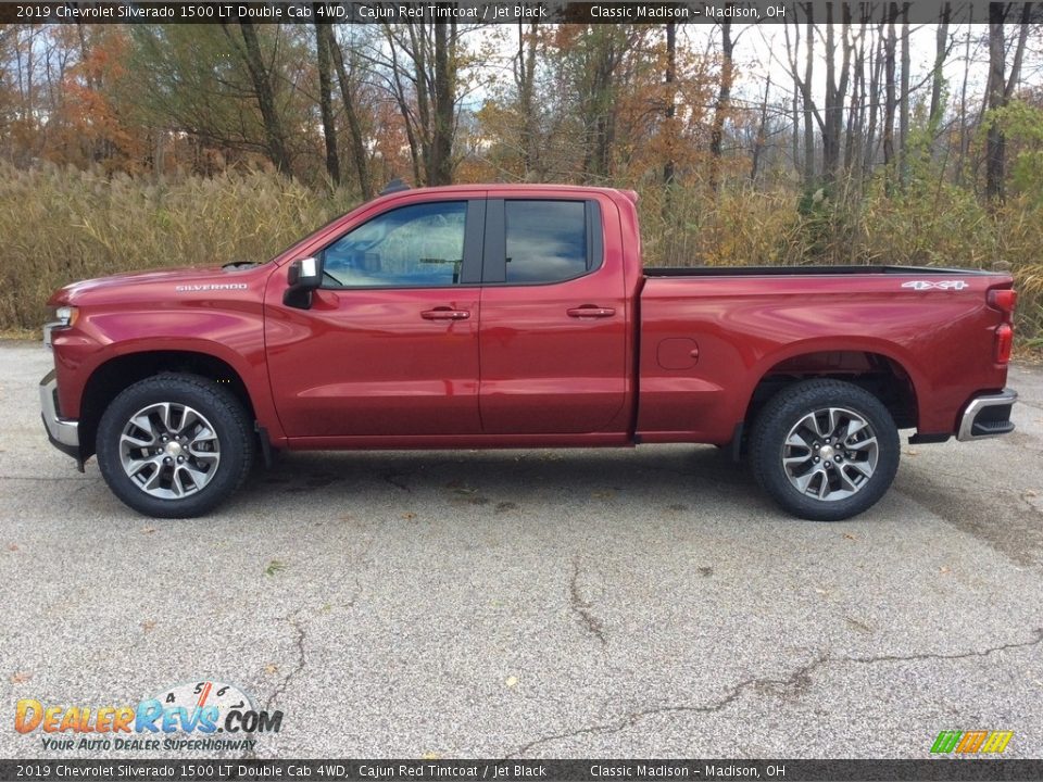 Cajun Red Tintcoat 2019 Chevrolet Silverado 1500 LT Double Cab 4WD Photo #3