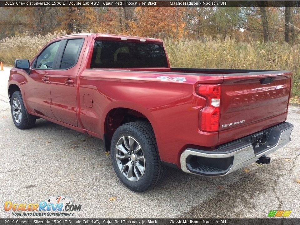 2019 Chevrolet Silverado 1500 LT Double Cab 4WD Cajun Red Tintcoat / Jet Black Photo #4