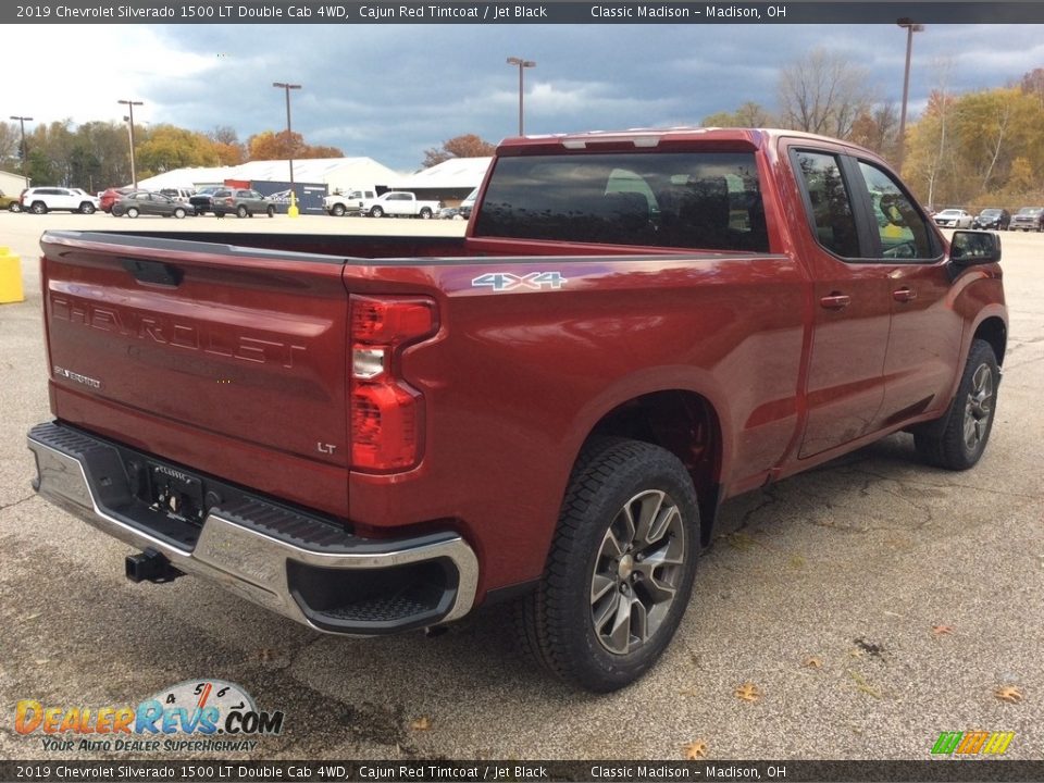 2019 Chevrolet Silverado 1500 LT Double Cab 4WD Cajun Red Tintcoat / Jet Black Photo #6