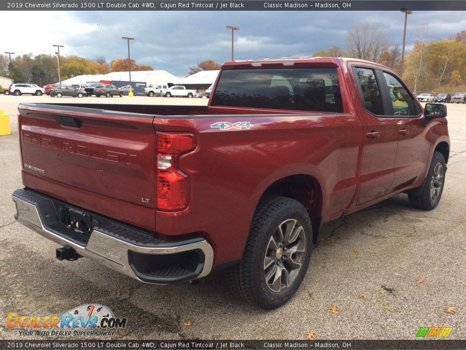 2019 Chevrolet Silverado 1500 LT Double Cab 4WD Cajun Red Tintcoat / Jet Black Photo #6