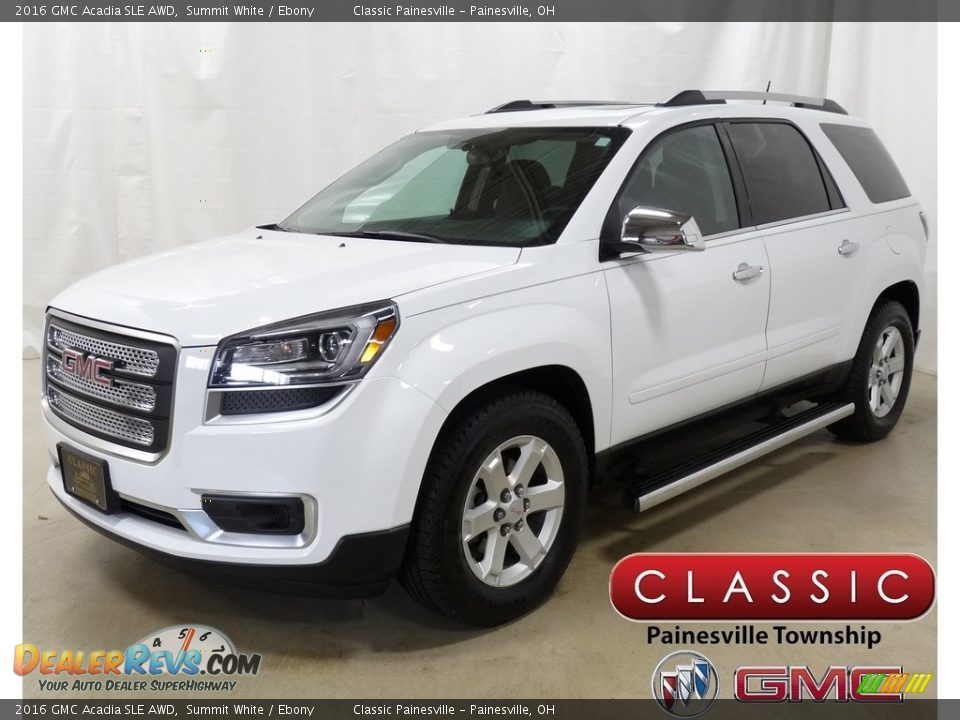 2016 GMC Acadia SLE AWD Summit White / Ebony Photo #1