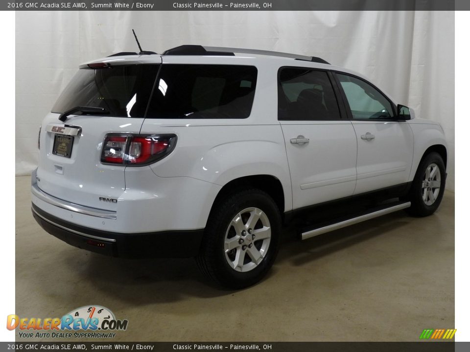 2016 GMC Acadia SLE AWD Summit White / Ebony Photo #2