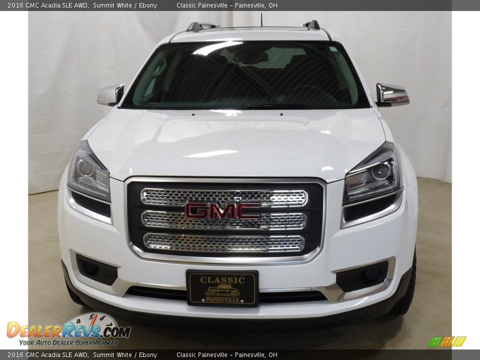 2016 GMC Acadia SLE AWD Summit White / Ebony Photo #4