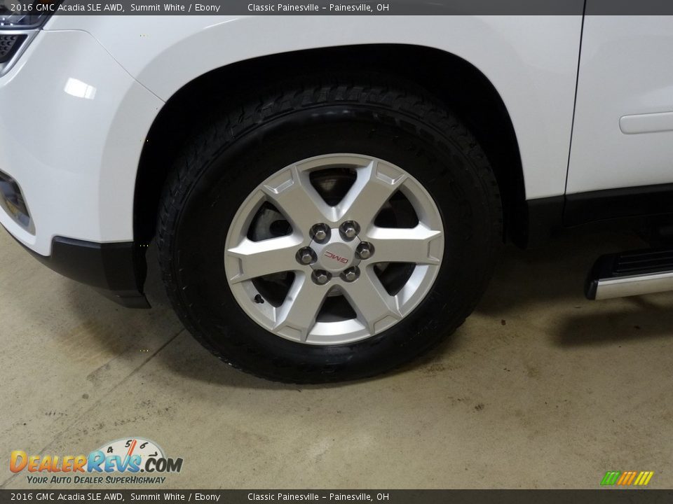 2016 GMC Acadia SLE AWD Summit White / Ebony Photo #5
