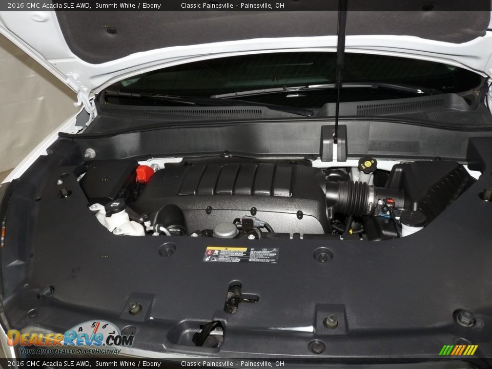 2016 GMC Acadia SLE AWD Summit White / Ebony Photo #7