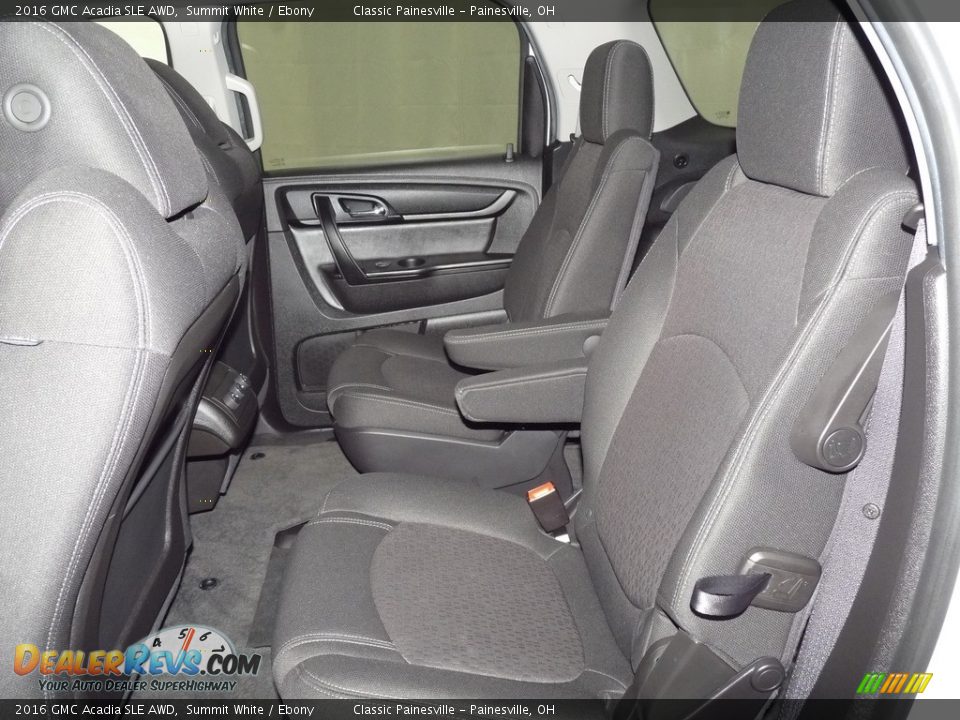 2016 GMC Acadia SLE AWD Summit White / Ebony Photo #9
