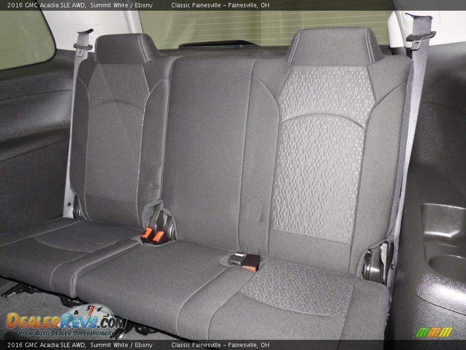 2016 GMC Acadia SLE AWD Summit White / Ebony Photo #10
