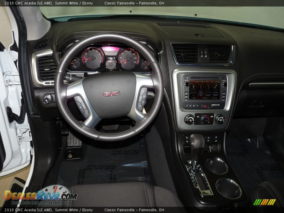 2016 GMC Acadia SLE AWD Summit White / Ebony Photo #14
