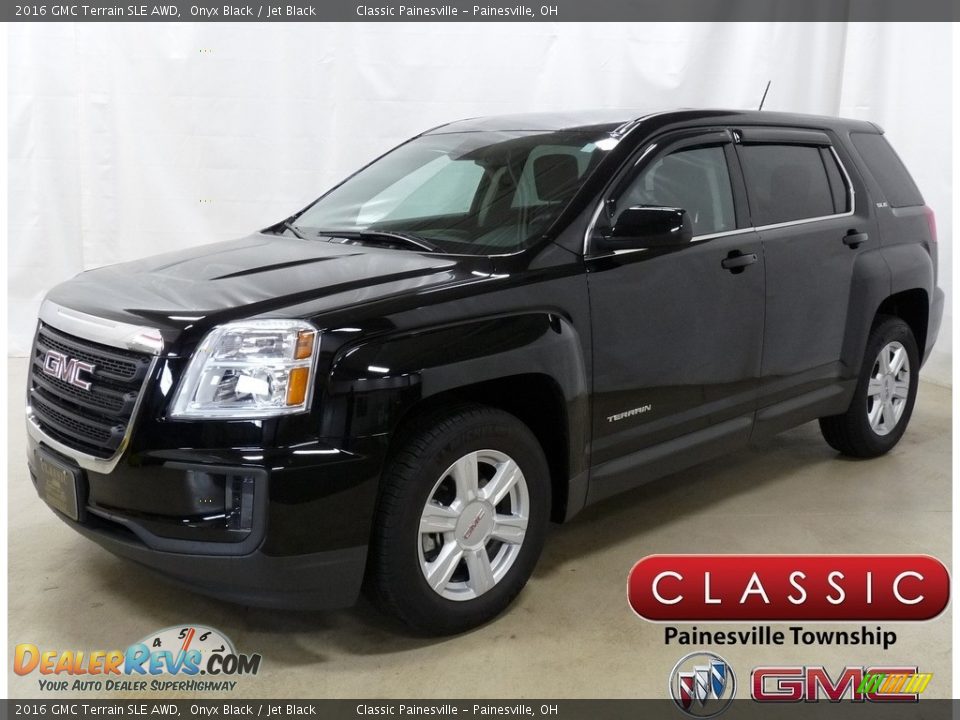 2016 GMC Terrain SLE AWD Onyx Black / Jet Black Photo #1
