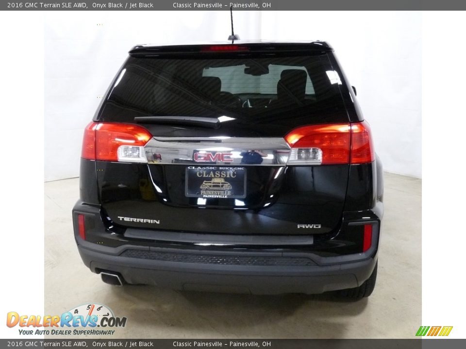 2016 GMC Terrain SLE AWD Onyx Black / Jet Black Photo #3