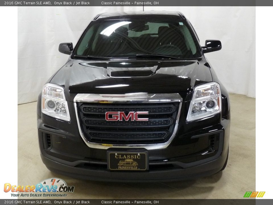 2016 GMC Terrain SLE AWD Onyx Black / Jet Black Photo #4