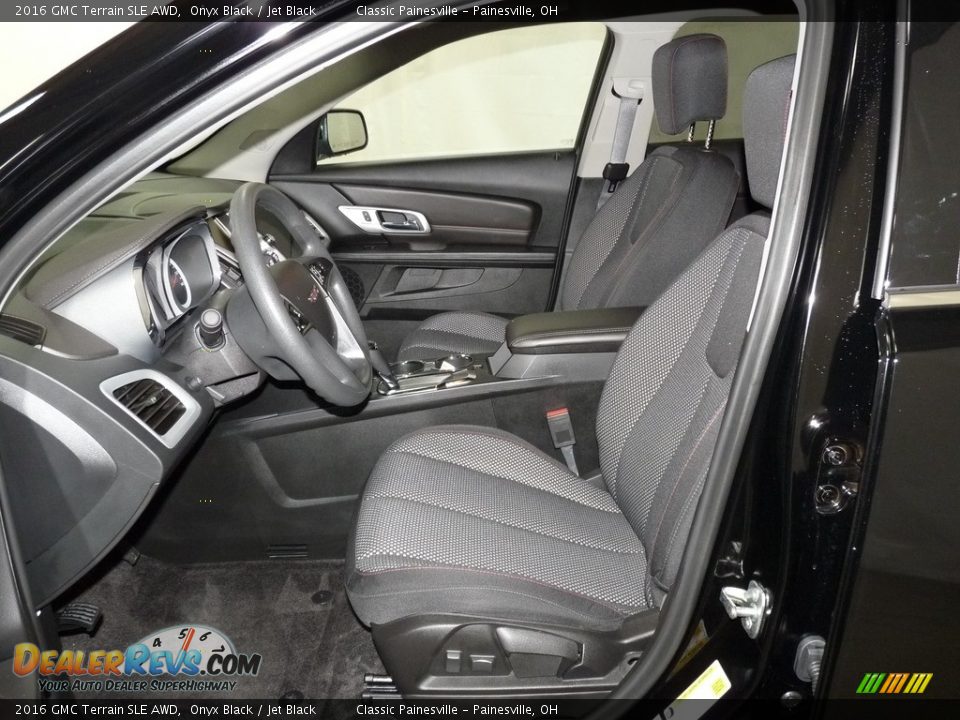 2016 GMC Terrain SLE AWD Onyx Black / Jet Black Photo #7