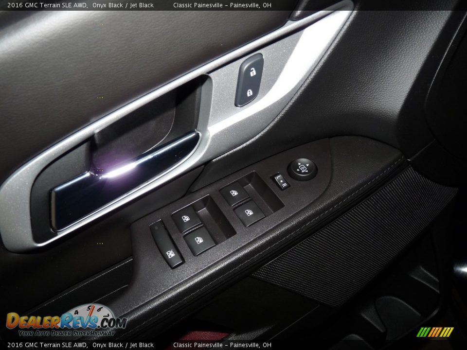 2016 GMC Terrain SLE AWD Onyx Black / Jet Black Photo #10