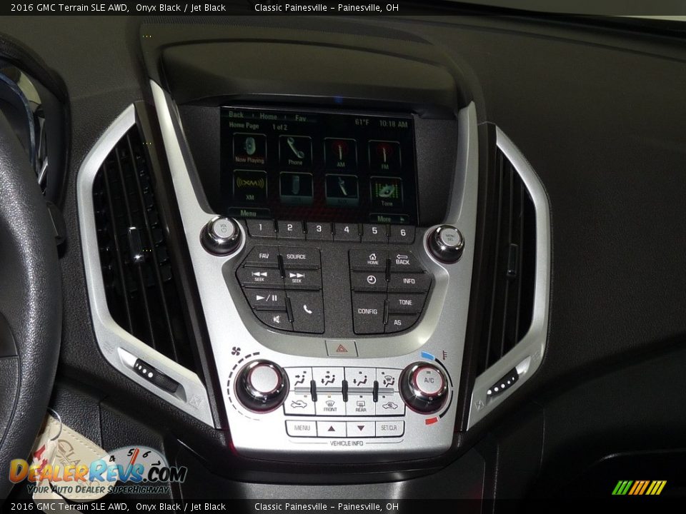 2016 GMC Terrain SLE AWD Onyx Black / Jet Black Photo #12