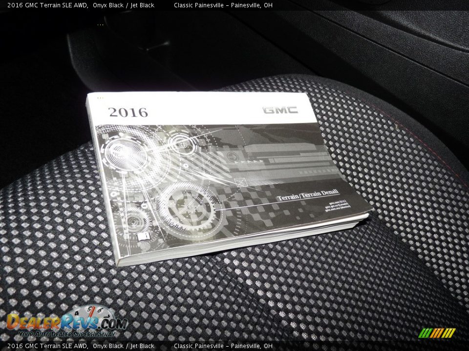 2016 GMC Terrain SLE AWD Onyx Black / Jet Black Photo #15