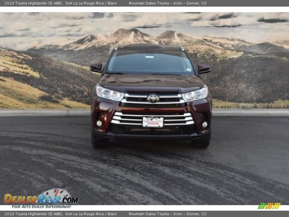 2019 Toyota Highlander SE AWD Ooh La La Rouge Mica / Black Photo #2