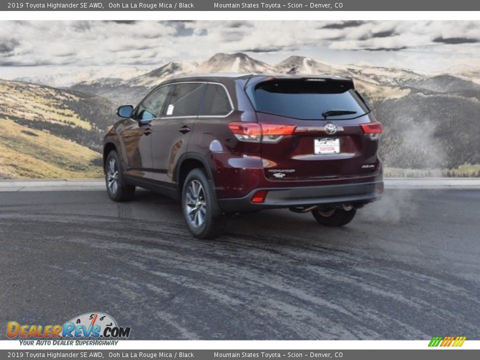 2019 Toyota Highlander SE AWD Ooh La La Rouge Mica / Black Photo #3