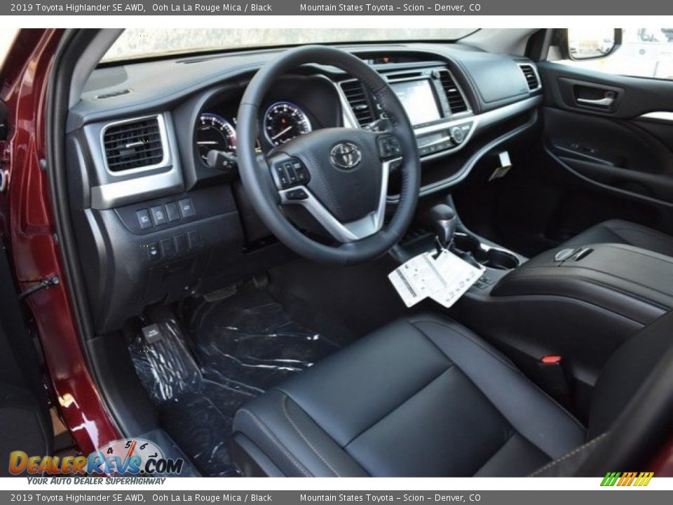 2019 Toyota Highlander SE AWD Ooh La La Rouge Mica / Black Photo #5