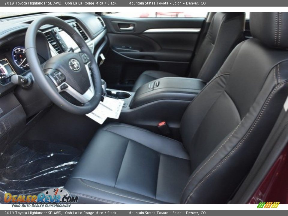 2019 Toyota Highlander SE AWD Ooh La La Rouge Mica / Black Photo #6