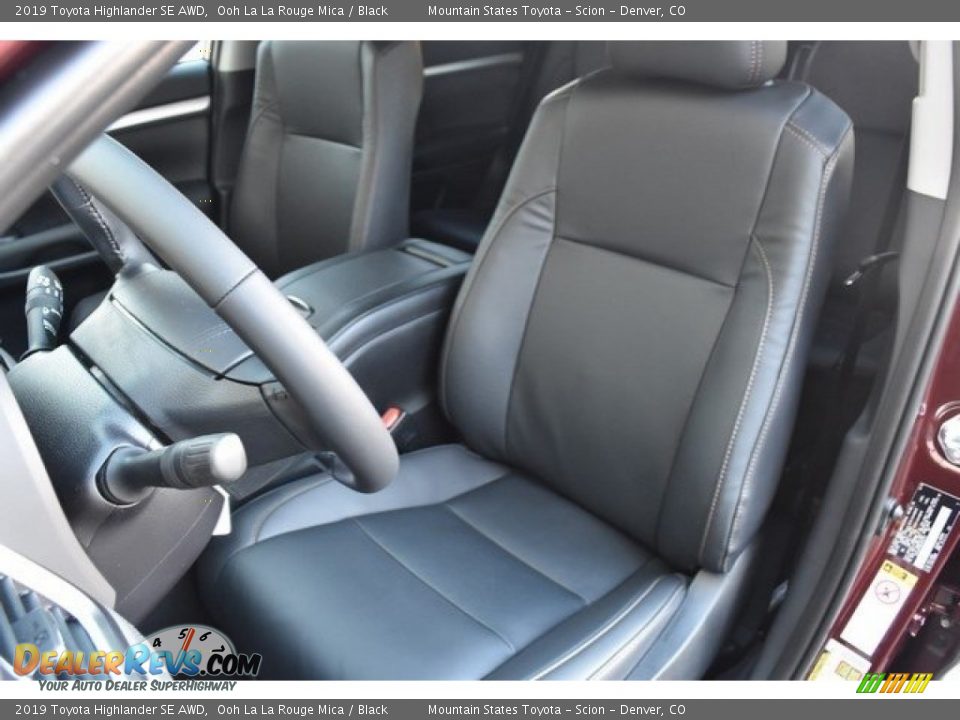 2019 Toyota Highlander SE AWD Ooh La La Rouge Mica / Black Photo #7
