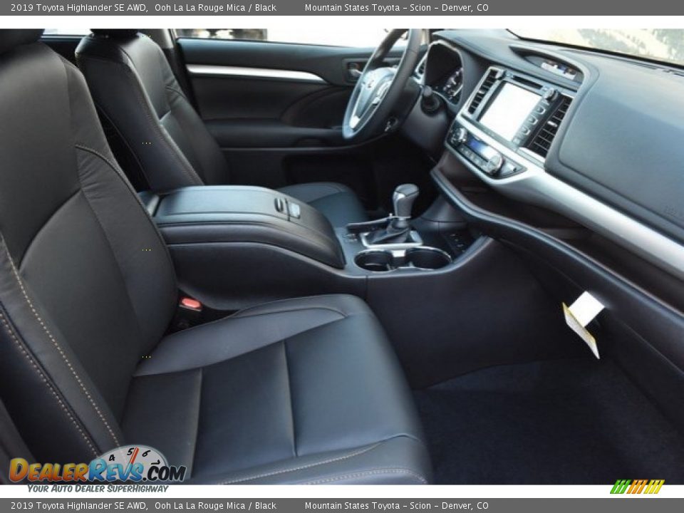 2019 Toyota Highlander SE AWD Ooh La La Rouge Mica / Black Photo #12