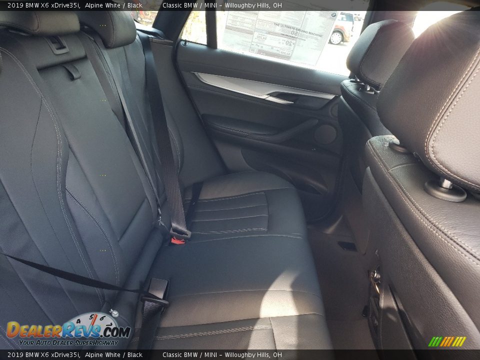 2019 BMW X6 xDrive35i Alpine White / Black Photo #5