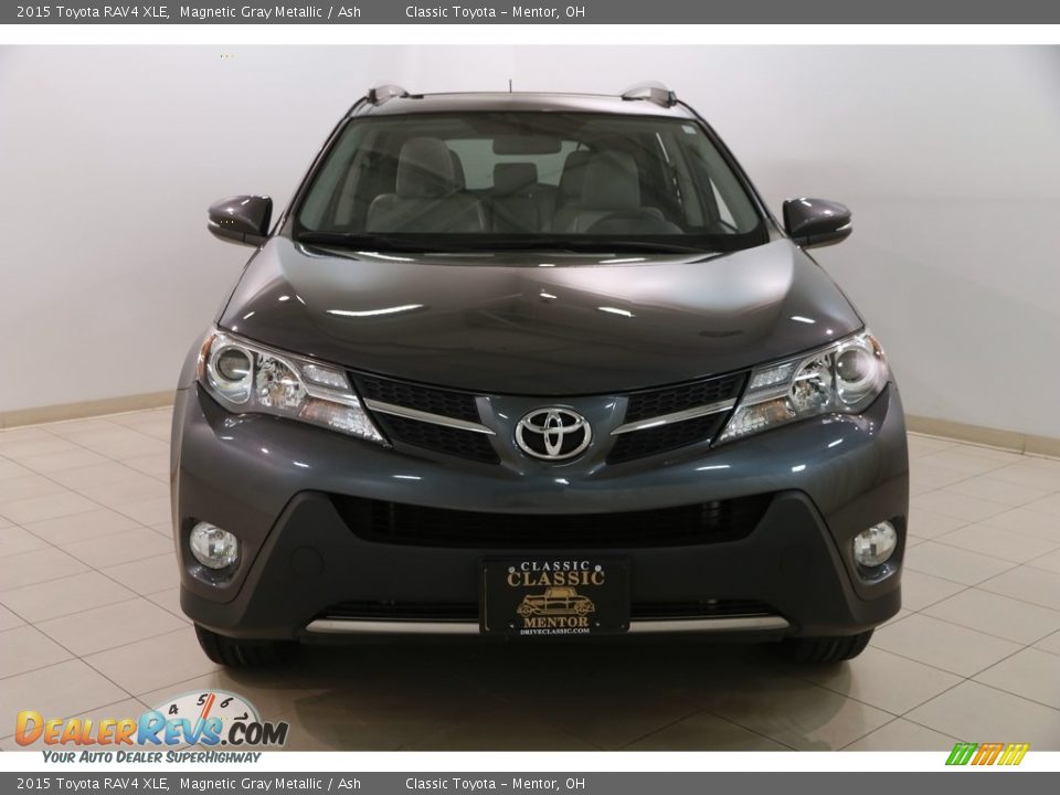 2015 Toyota RAV4 XLE Magnetic Gray Metallic / Ash Photo #2