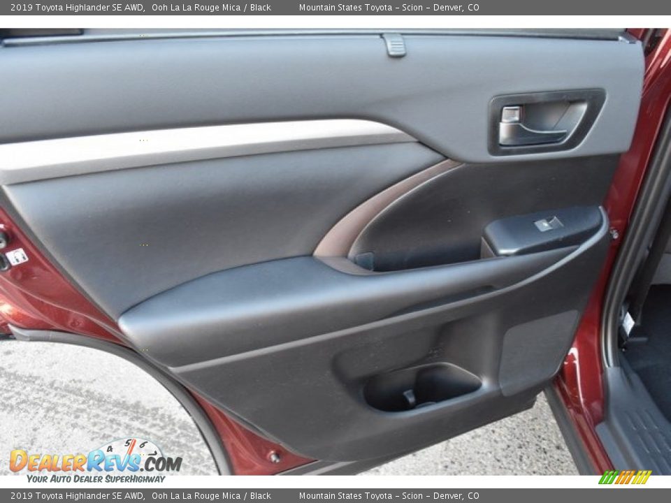 2019 Toyota Highlander SE AWD Ooh La La Rouge Mica / Black Photo #24