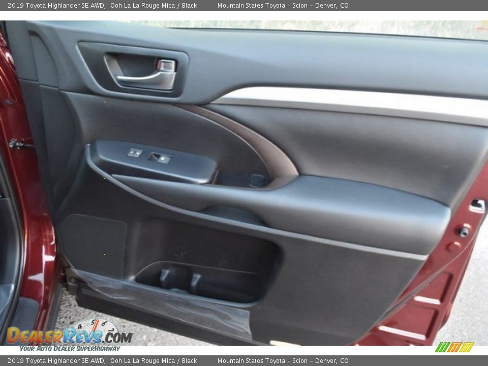 2019 Toyota Highlander SE AWD Ooh La La Rouge Mica / Black Photo #25