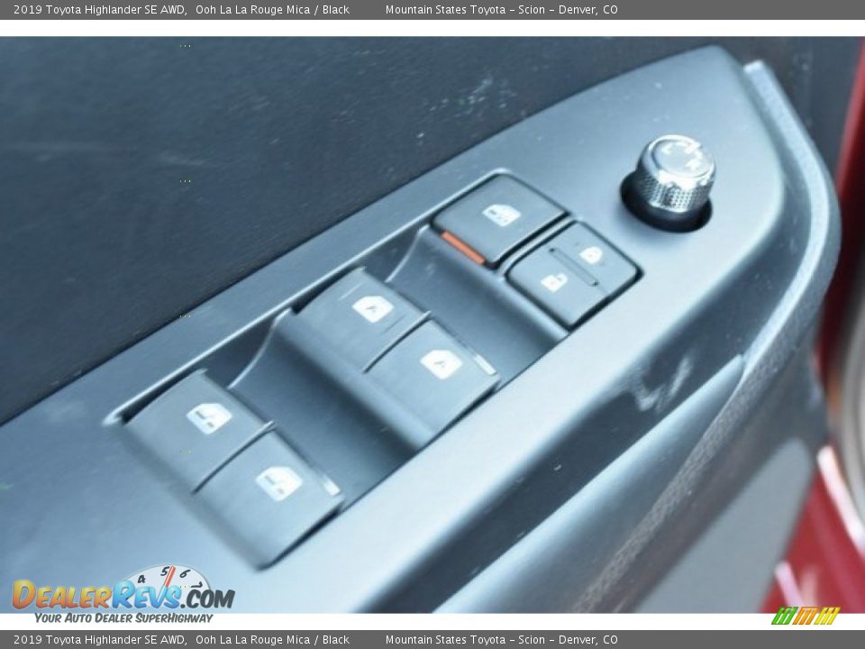2019 Toyota Highlander SE AWD Ooh La La Rouge Mica / Black Photo #27