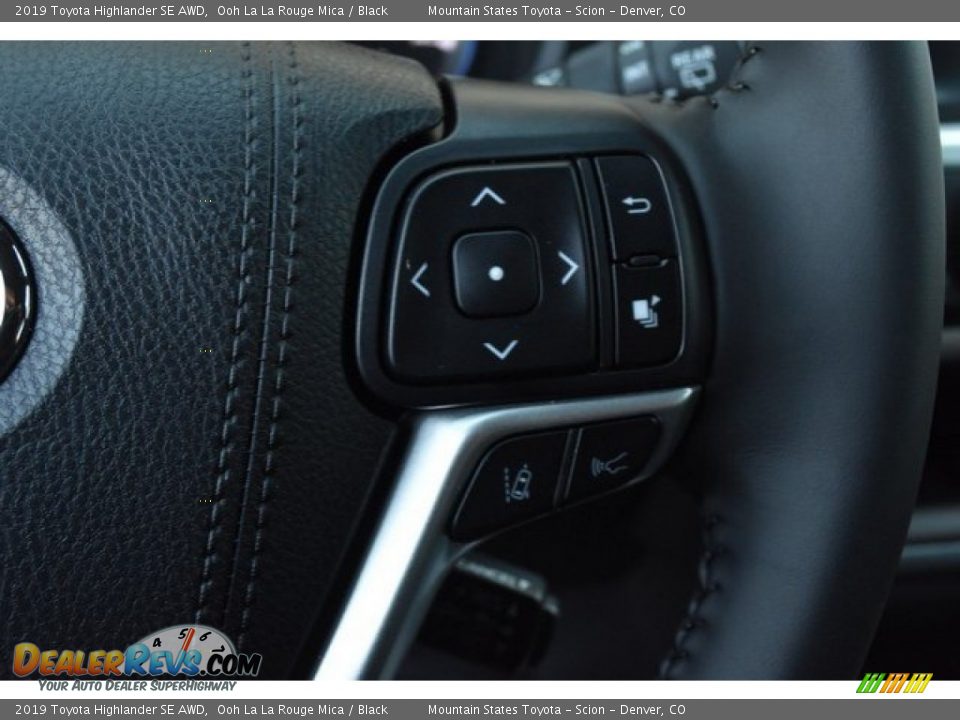 2019 Toyota Highlander SE AWD Ooh La La Rouge Mica / Black Photo #30