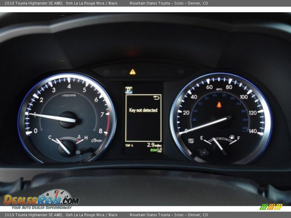 2019 Toyota Highlander SE AWD Ooh La La Rouge Mica / Black Photo #31