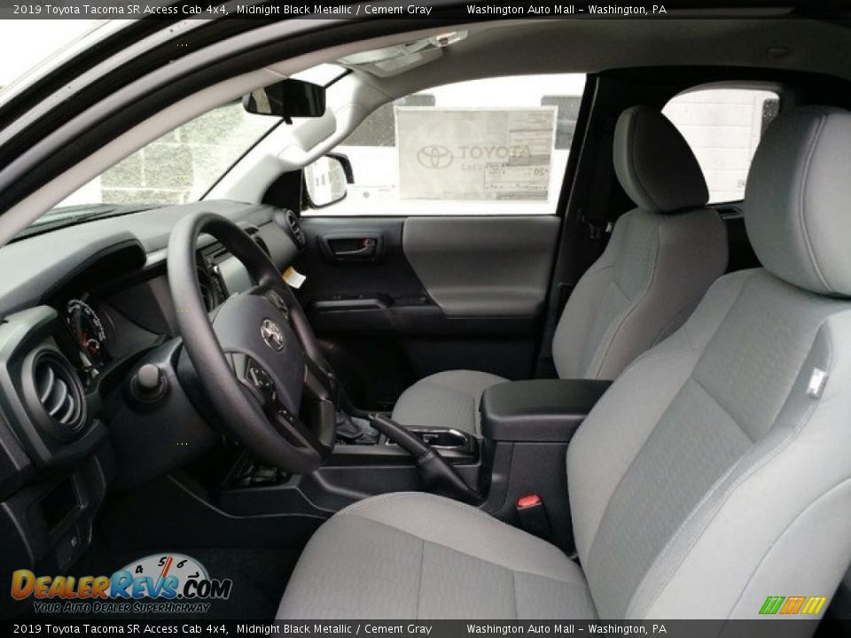 Front Seat of 2019 Toyota Tacoma SR Access Cab 4x4 Photo #11