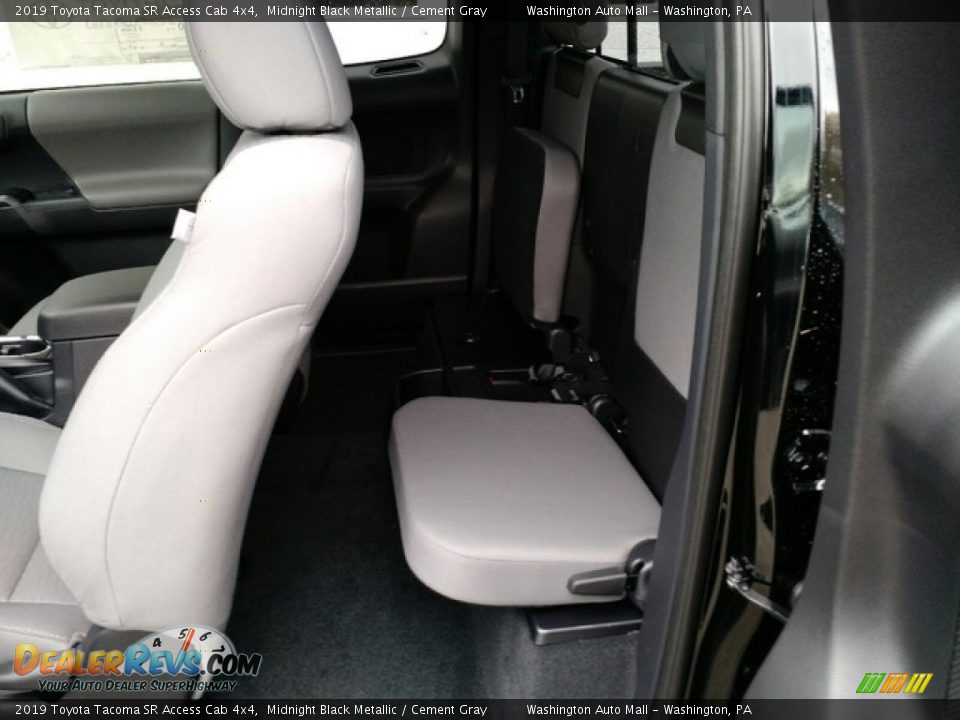 Rear Seat of 2019 Toyota Tacoma SR Access Cab 4x4 Photo #13