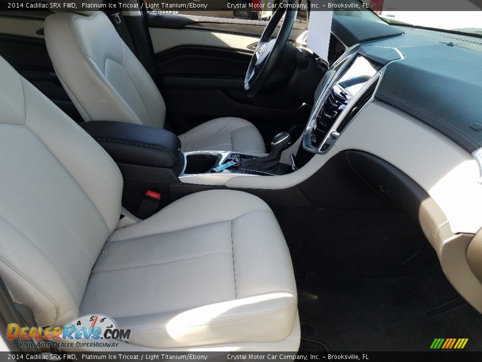 2014 Cadillac SRX FWD Platinum Ice Tricoat / Light Titanium/Ebony Photo #12
